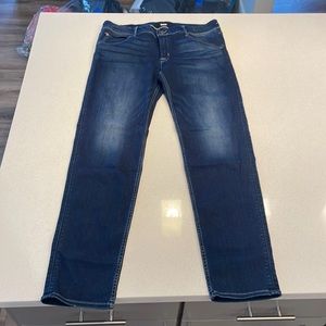 Hudson dark wash straight leg jeans